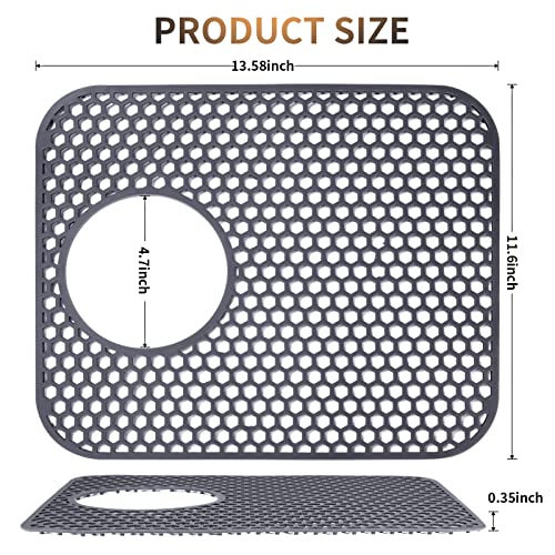 Protector de Fregadero de Cocina de Silicona 2 Pcs miniatura 2