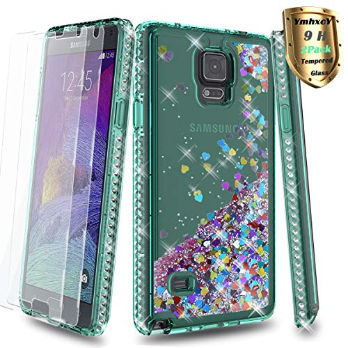 Note 4 Case Galaxy Note 4 Case with Tempered Glass Screen Protector [2