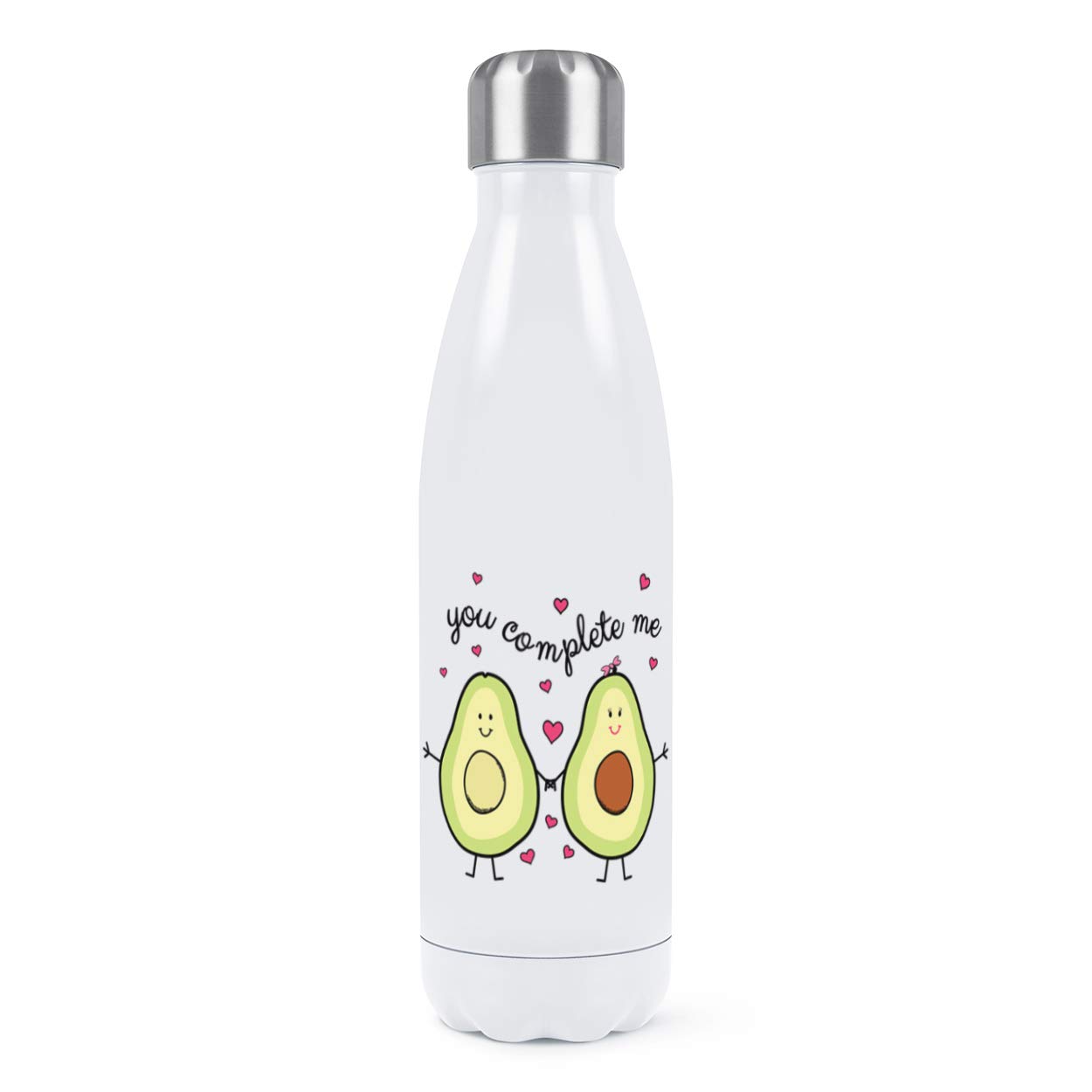 Bouteille eau isotherme avocat un cadeau mignon en acier inoxydable