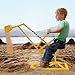 Costzon Kids Ride On Digger, 360° Seat Rotatable Excavator Crane Toy for Sand, Dirt, Snow, Heavy Duty Steel Beach Sandbox Sit on Digger for Boys Girls Outdoor Play (Without Wheels)