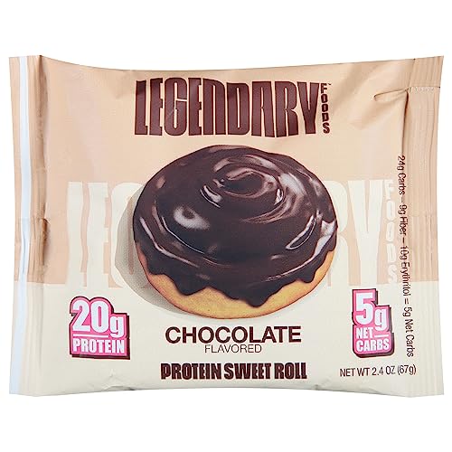 Legendary Foods, Protein Sweet Roll Chocolate, 2.4 Ounce