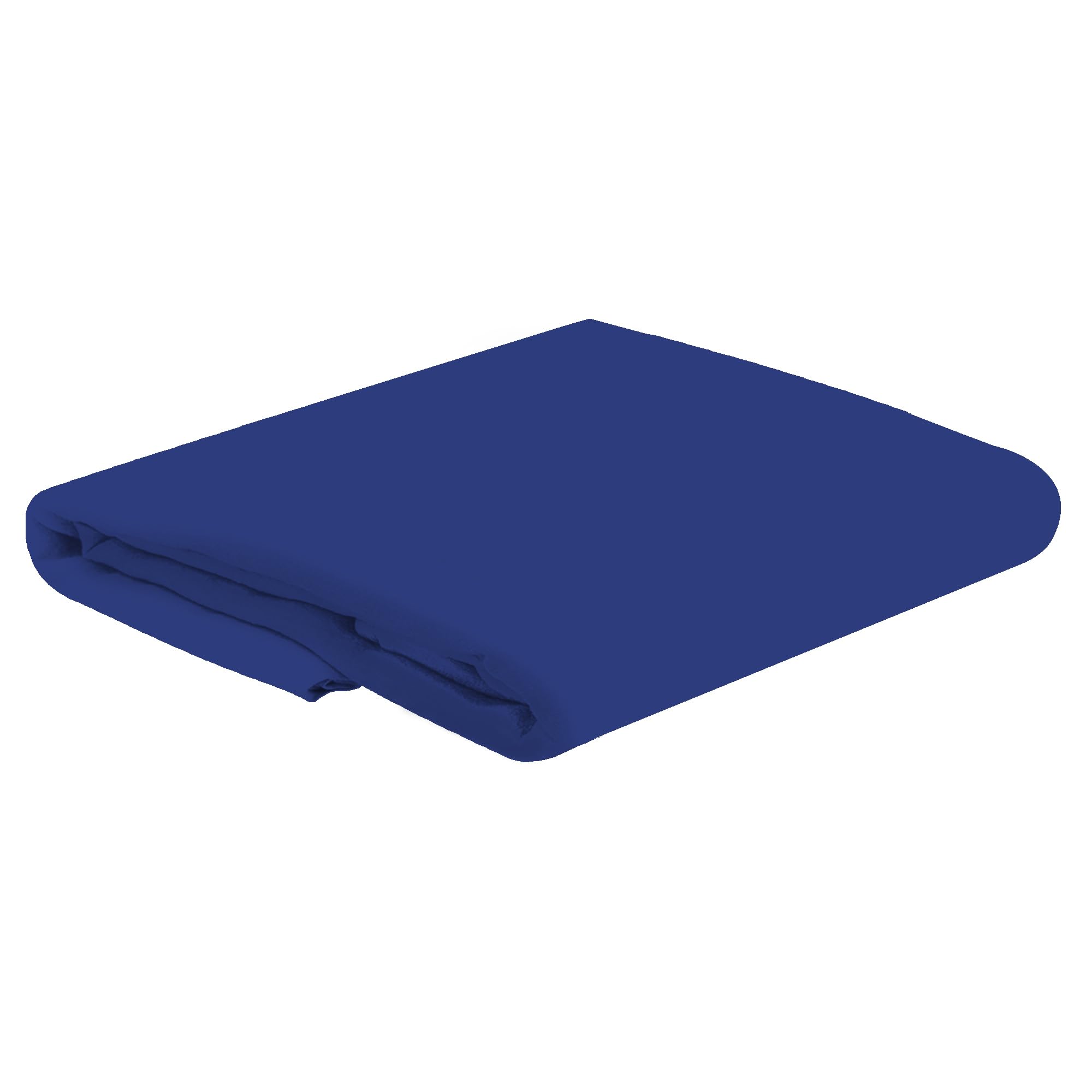 HOME ACE Royal Blue Easy Iron Percale Double Bed Flat Sheet Double Bed Cotton Flat Sheet, Polycotton Double Bed Sheet, 100% Poly Cotton Top Sheets Double Bedding — image 1