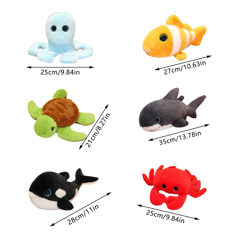Juguete de felpa Super suave para niños, muñeco marino creativo, regalo Juguete de felpa Super suave para niños, muñeco marino creativo, regalo