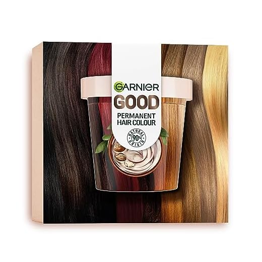 GARNIER GOOD Coloración Permanente Kit de Recarga, Color Brillante, 100% Cobertura de Canas, Color Duradero 8 Semanas, 90% Origen Natural, Sin Amoniaco, Vegano, Cruelty Free, 5.0 Castaño café