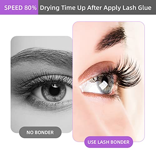 Lash Bonder For Eyelash Extension 15Ml Longer Retention Lash Glue Accelerator For Eyelash Extensions Super Bonder For Lash Extensions Lash Sealant Glue Bonder #TOP4