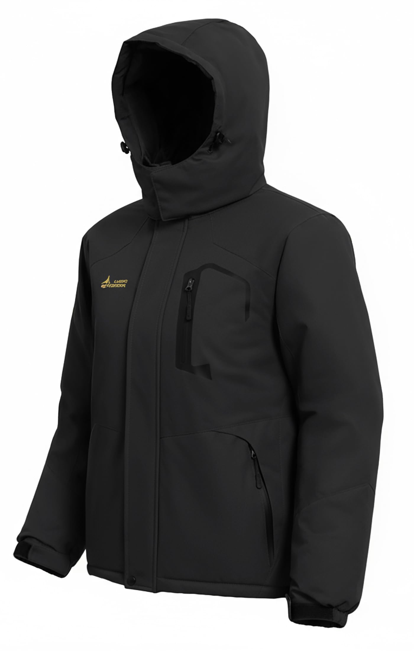 Skijacke Softshelljacke Damen Wasserdicht Regenjacke Winterjacke Funktionsjacke Winddicht Winter Warm Gefüttert Outdoorjacke mit Kapuze