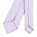 Elfeves Men's Skinny Solid Color Tie Causal Cotton Linen Narrow Slim cut Necktie (One Size, Lilac purple)