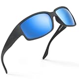 Skidaway Polarized Sport Sunglasses for Men and Women,Ideal for Driving Fishing Cycling and Running,UV Protection