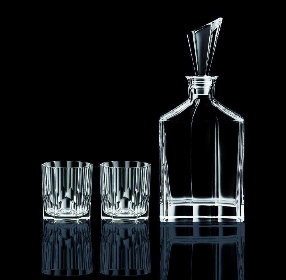 Nachtmann 3-teiliges Whisky-Set, Dekanter+ 2x Whisky-Becher, 750 ml/324 ml, Aspen, 0090024-0