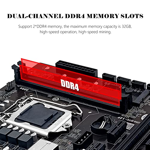 Shangzhaoyuan B250 Btc-12P Mining Motherboard (Intel 6Th/7Th Gen) Lga 1151 Motherboard With 12 Pcie Slots, Vga+Dvi, Msata, 2*Ddr4, Usb 3.0 For Miner (Btc/Eth/Zec/Etc) #TOP2