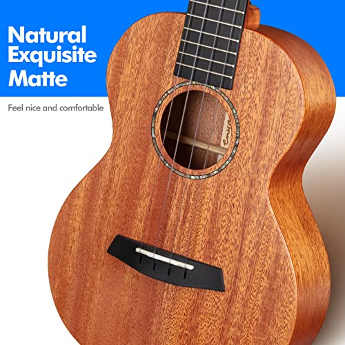 Ukulélé Tenor Enya EUT-MS Solid Mahogany 26 pouces Ukulélés Débutants et Professionnels avec Housse - Les Beatles, Paul McCartney, John Lennon, RIngo Starr, George Harrison Ukulélé Tenor Enya EUT-MS Solid Mahogany 26 pouces Ukulélés Débutants et Professionnels avec Housse – Image 6