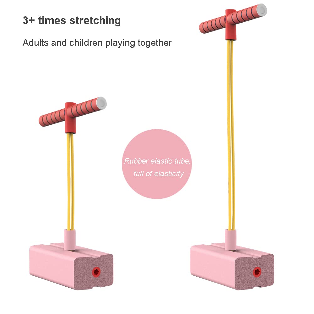 Pogo Jumper Stick Giocattolo Schiuma Jumper Stick Giocattolo Esterno Schiuma Pogo Sticker Jump Bounce Migliora la concentrazione Esercizio Equilibrio TPE Bambini per Attività all'aperto