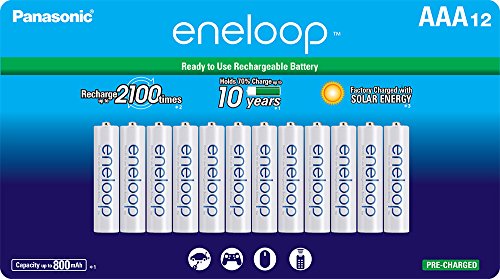 Panasonic Bk-3Mcca16Fa Eneloop Aa 2100 Cycle Ni-Mh Pre-Charged Rechargeable Batteries & Bk-4Mcca12Fa Eneloop Aaa 2100 Cycle Ni-Mh Pre-Charged Rechargeable Batteries #TOP2