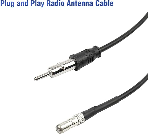 Miniatura 6 de Jayubien Adaptador de antena de radio apto para Chevrolet Dodge Jeep Chrysler Ford GMC Car Stereo Atenna Cable arnés de cableado
