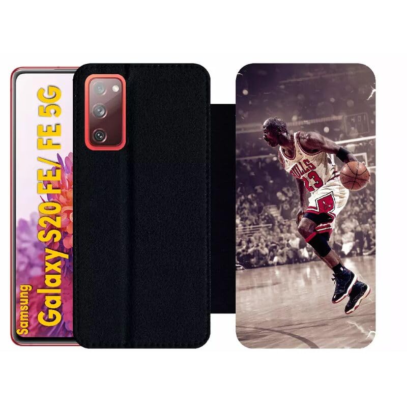 Etui à rabat pour Galaxy S20 FE 5G Jordan 23 anti-rayure en simili-cuir