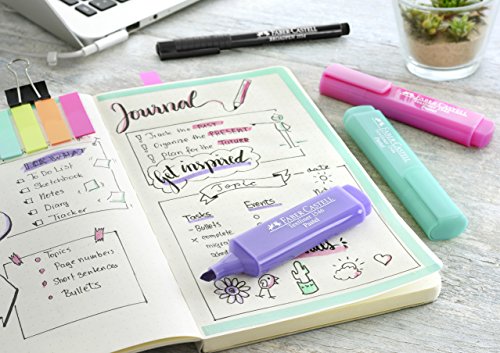 Faber Castell Confezione 10 Evidenziatore Pastello Rosa - 2