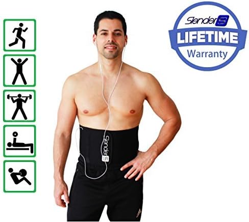 Slender 8 Waist Trimmer, Black