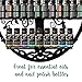 SoCal Buttercup Essential Oils & Nail Polish Organizer - Display Holder Storage Shelf from Oval Black with Tree Silhouette - Wall Mounted Round Rack Oil Bottle Storage (Black)