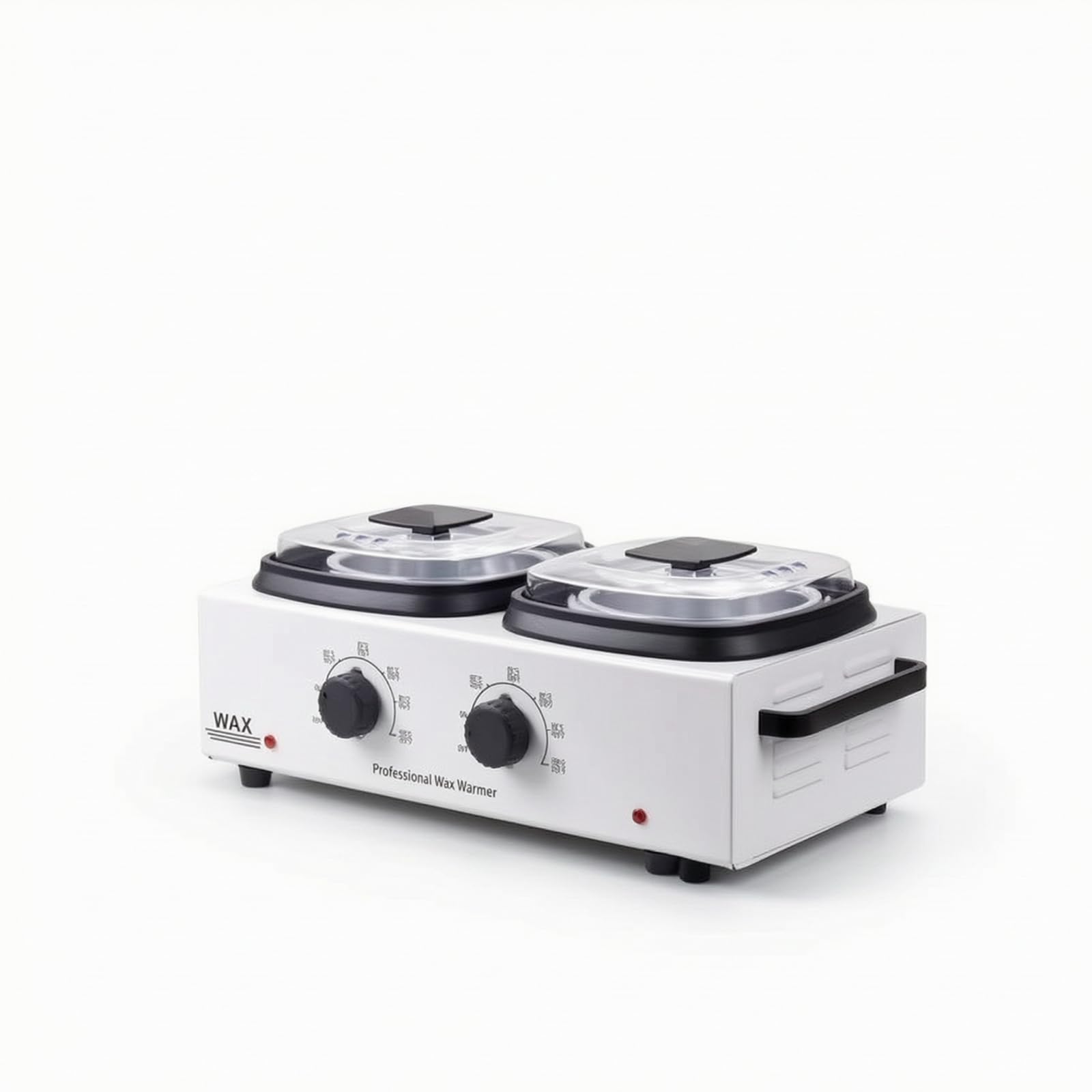 Generic Scaldacera Professionale Scaldacera Elettrico Scalda Cera Doppia Camera Scalda Cera Depilazione Manopole Frontali Piedini Stabili Maniglie Integrate Adatto per Trattamenti Estetici Casa