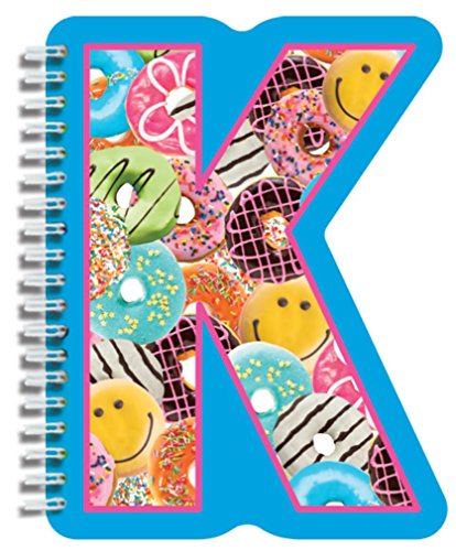 iscream Letter K Shaped Spiral-Bound Lined Page 6.5