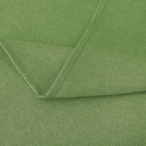 NLMUVW Round Table Cloth 48 Inch, Olive Green Small Tablecloth Linen Farmhouse Table Cover or Kitchen Dining Coffee Spring Decor by NLMUVW - Used condition - Image 5