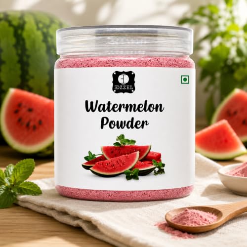 Image of EDZZEL Dried Watermelon Powder for Beverages, Smoothies, Baking & Dessert Mixes | Fine Texture Fruit Powder for Drinks, Yogurt, Ice Cream, Candy Making & Culinary Recipes