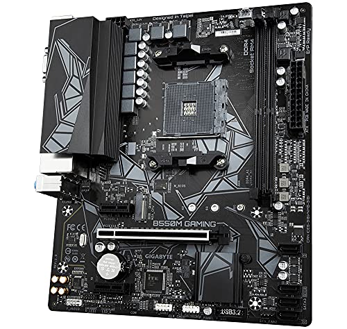 Image of GIGABYTE B550M Gaming with Pure Digital VRM Solution, PCIe 4.0 /3.0 x4 M.2, RGB Fusion 2.0, Smart Fan 5, Q-Flash Plus.