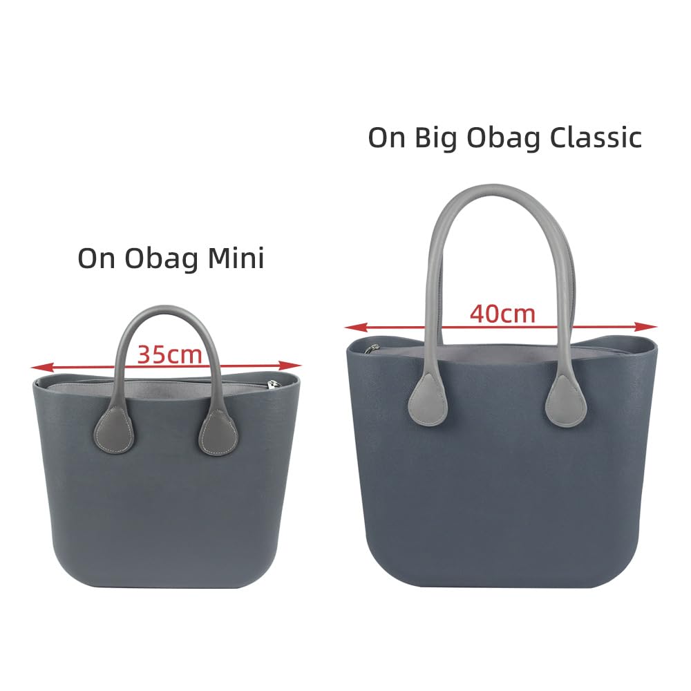Nowy 1 szt. canvas wewnętrzny organizator O bag wstawka z zipem do torby Obag Classic Mini (Czarny,Classic,Organizator Canvas dla Obag)