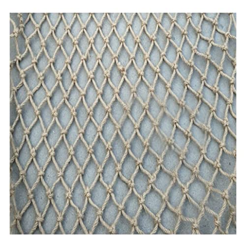 Kindergarten Geländer Sicherheitsnetz Hanf Schutznetz Kinder Fall Safety Net Hanf-Seil- Kletternetz Isolation Netz Indoor Outdoor Climbing Hammock Schaukel Zaun Balkon Dach Restaurant Bar Decken(4mm Cover