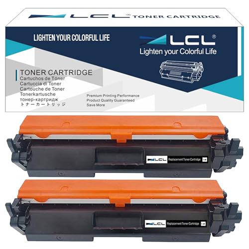 LCL Cartucho de tóner Compatible 30A 230A CF230A CRG 220 (2 Negro) Reemplazo para HP Laser Jet Pro M203D M203DN M203DW Laser Jet Pro MFP M227SDN M227D M227FDN M227FDW M203 M227