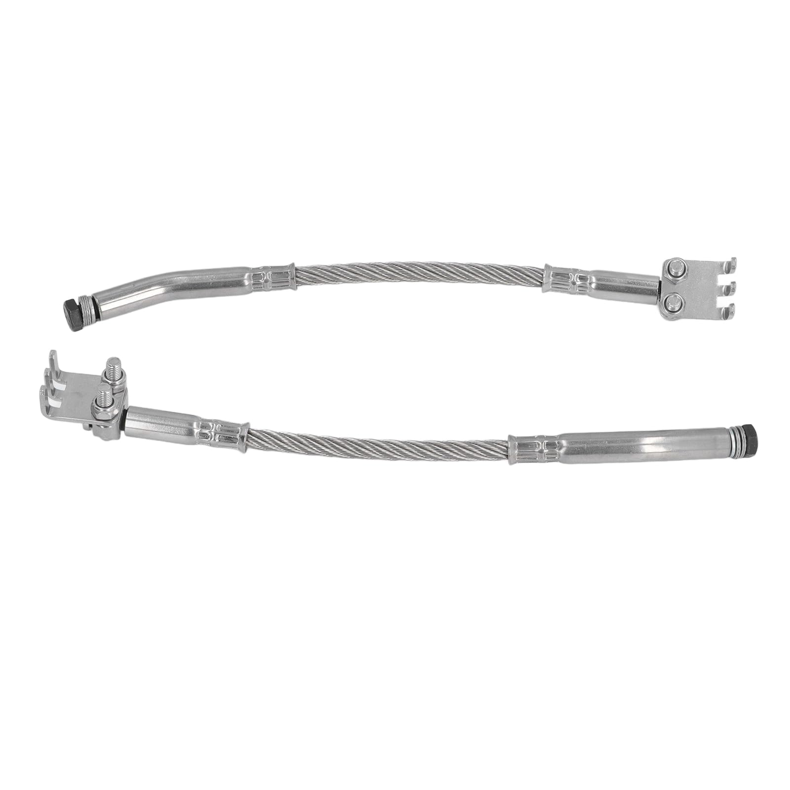 Ice Scratchers Kit 1201DF Kufenkratzer Set für Schneemobil 2 Stück links rechts Kettenschleifer mit Klauen Einsatz für Kufenhöhe 2-/2 Zoll Winter Fahrbahn Eis Schnee
