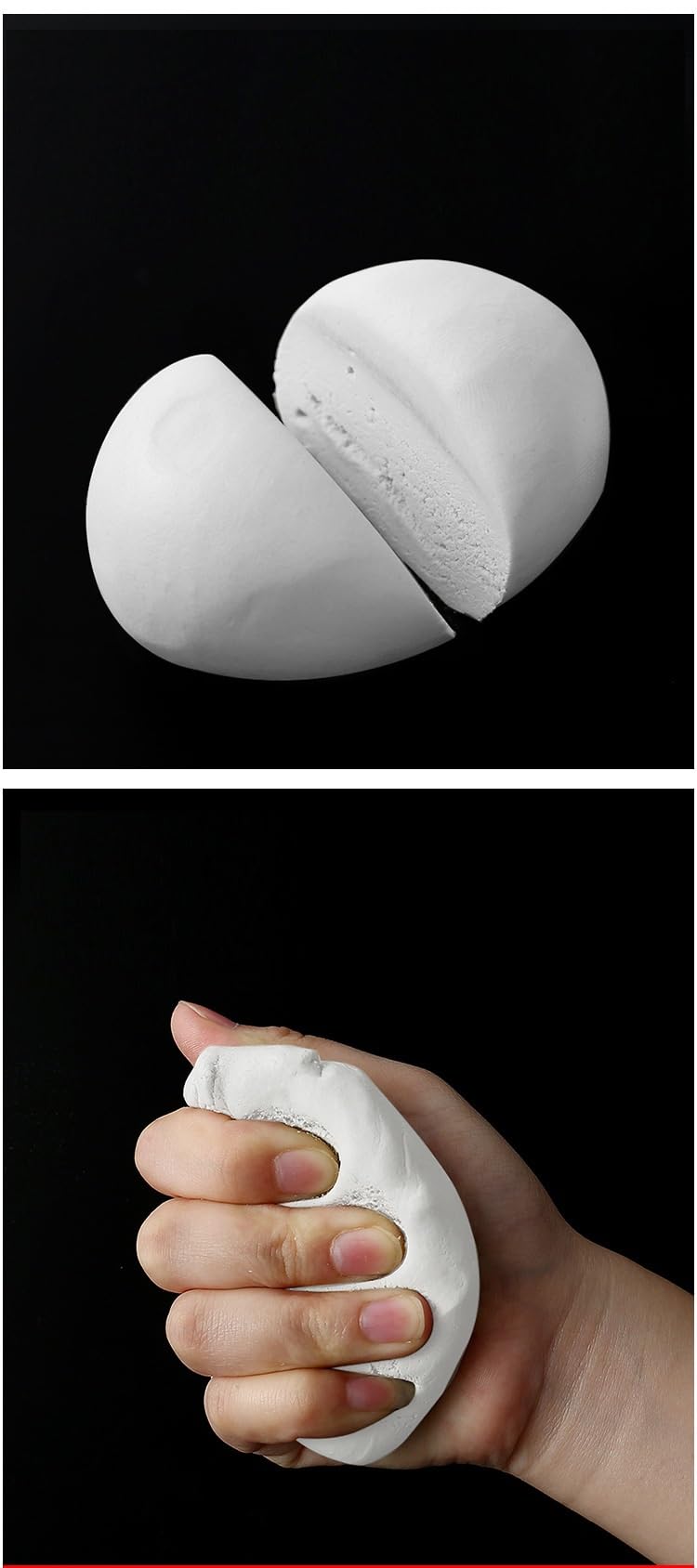 2 PCS Sealing Glue Mud Clay Sealant White Sewer Mending Waterproof Fill Holes, Air Drying clay Soft & Easy Reshape Use Repair Wall Hole Clay Gaps and Voids Around Windows, Doors, Pipes 2