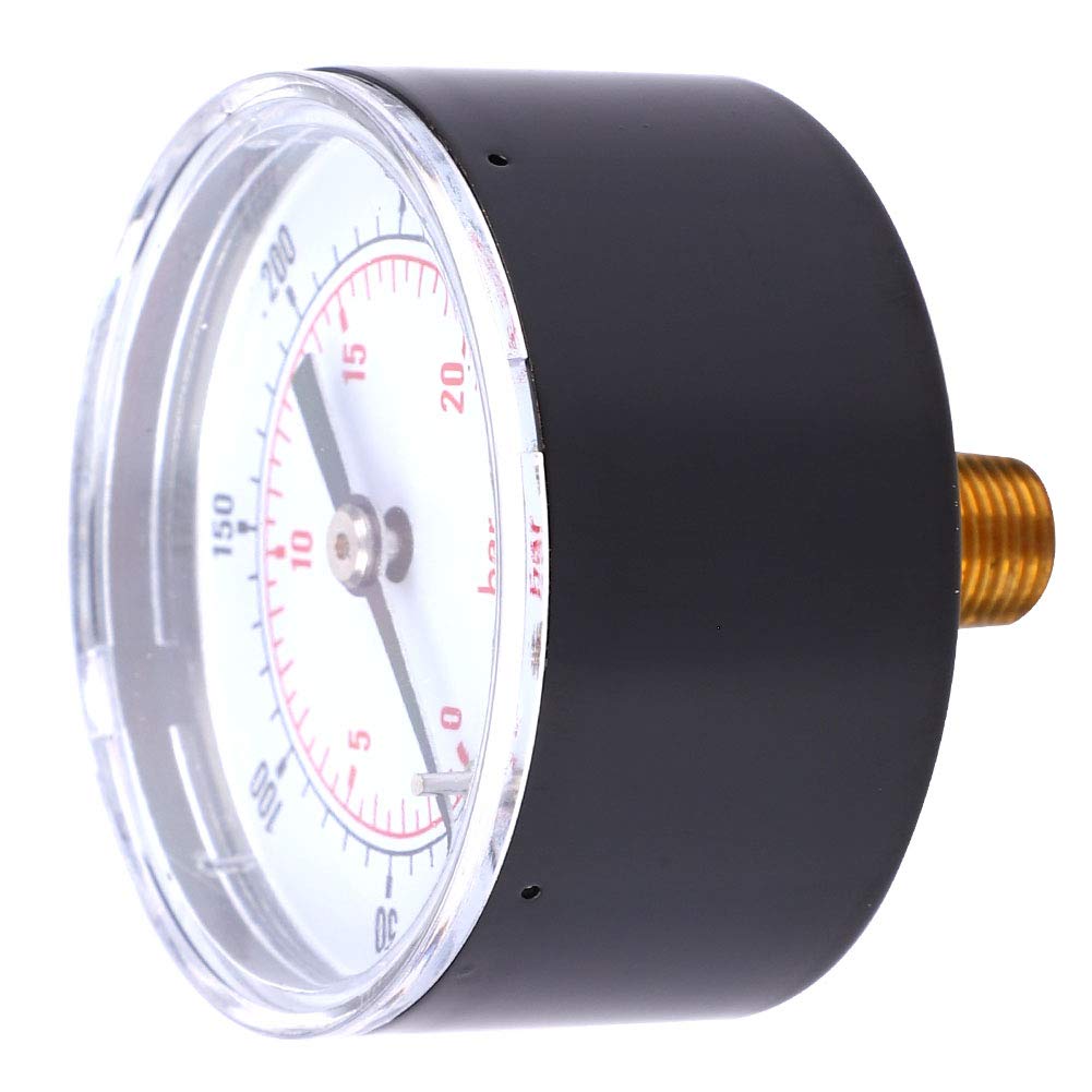 Manometer 0-20 Bar / 0-300 Psi – 40 Mm Mini-Druckmesser Mit 1/8″ BSPT, Für Luft, Wasser & Öl Manometer 0-20 Bar / 0-300 Psi – 40 Mm Mini-Druckmesser Mit 1/8″ BSPT, Für Luft, Wasser & Öl