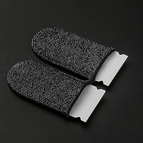 ABALDI Gaming Finger Sleeves for Cellular Sport Controllers Extremely Conductive 100% Silver Thread Sturdy 24-Needle Weave for Pubg Fortnine(Black 6 PCS) ABALDI Gaming Finger Sleeves for Cellular Sport Controllers Extremely Conductive 100% Silver Thread Sturdy 24-Needle Weave for Pubg Fortnine(Black 6 PCS)