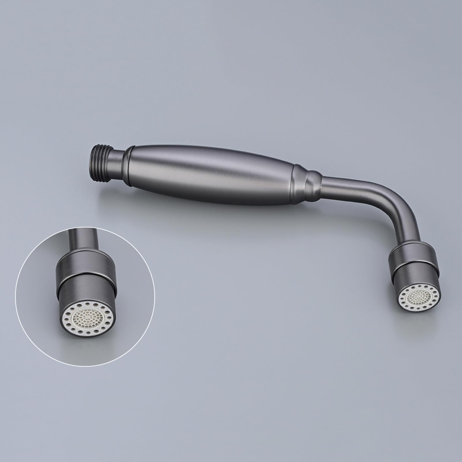 Pulvérisateur de Bidet À Main Sortie D'Eau À Double Mode Douchette Toilette Intime Reglable pour L'Hygiène Personnelle Gris