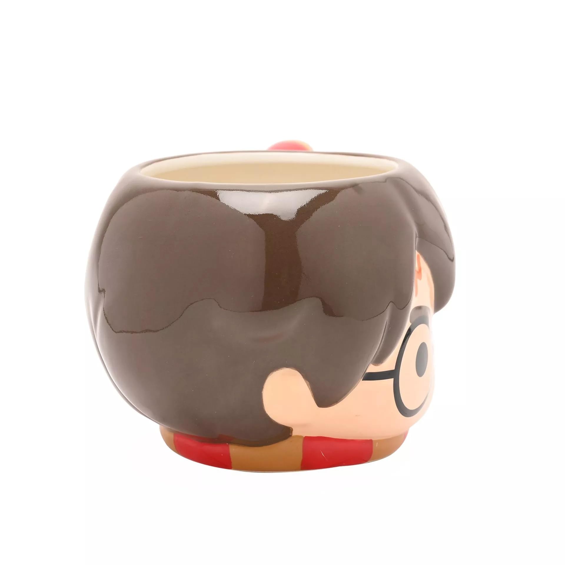Harry Potter 'Back to Hogwart' kubek 3D, wzór postaci z okularami i blizną na błyskawice, ceramiczny, kolorowy uchwyt Gryffindor, 300 ml