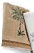 Avanti Palm Tree Bath Towel One Size Linen beige