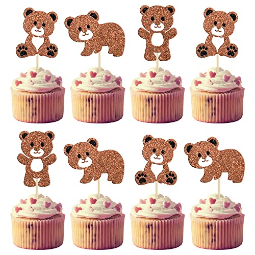Gyufise 24Pcs Bear Baby Shower Birthday Party Decorations We Can ...