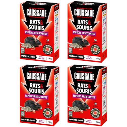 CAUSSADE Anti Rats & Souris - Efficacité radicale -...