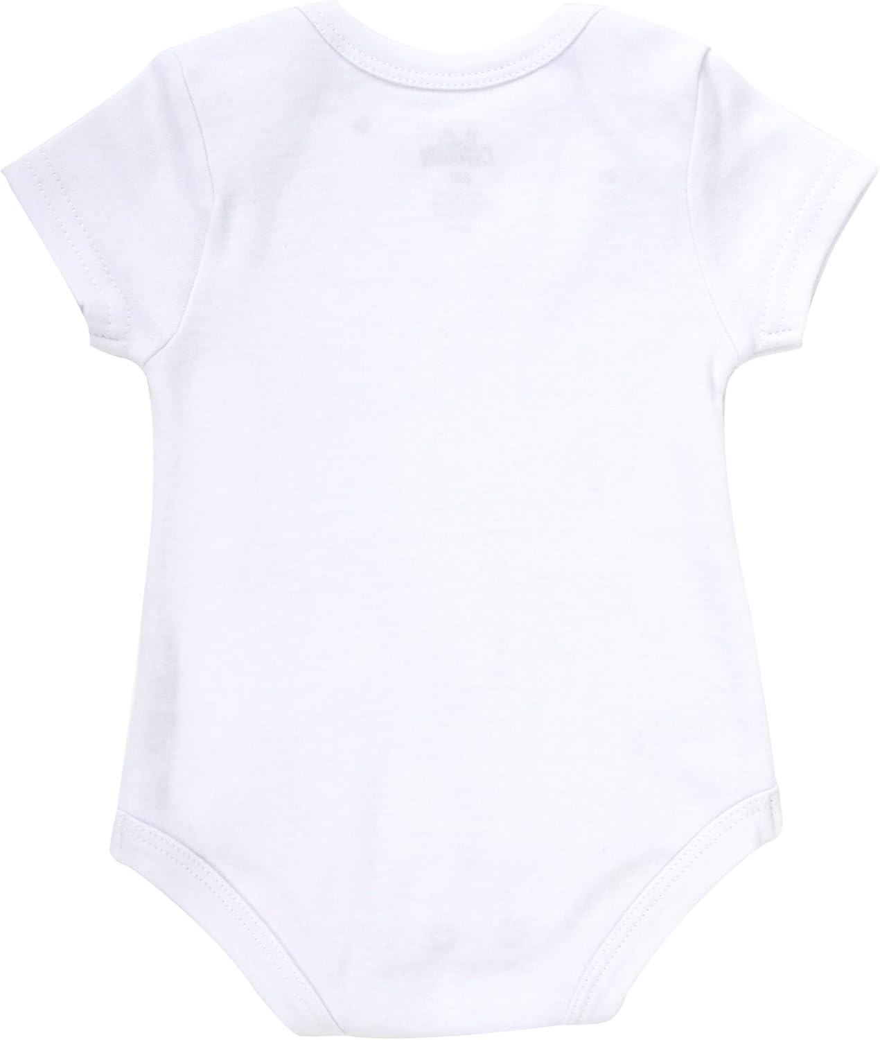 Baby Essentials Unisex Baby Boys and Girls Solid Color 6 Piece Bodysuit Set - Image 4