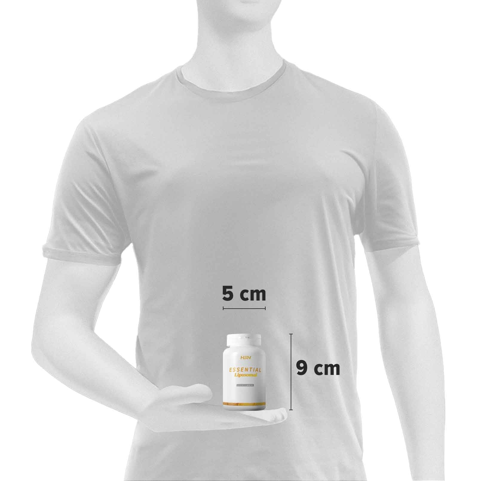 HSN Estratto di Curcuma Liposomiale 280mg (91% Curcuminoidi, 77% Curcumina) | 60 Capsule Vegetali | Tecnologia LipoCellTech™ Protezione Liposomiale +BIODISPONIBILITÀ | Non-OGM, Vegano, Senza Glutine