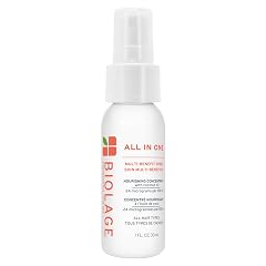 Biolage All-In-One Multi-Benefit Spray - Leave-In Treatment Heat Protectant Shine Frizz Control For All Hair Types Coconut Oil