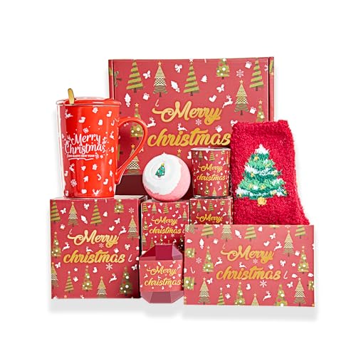 Womens Gifts for Christmas Mom Grandma Sister Wife Girlfriend Teacher Coworker Unique Christmas Gifts Basket Christmas Presents xmas Gift for Women