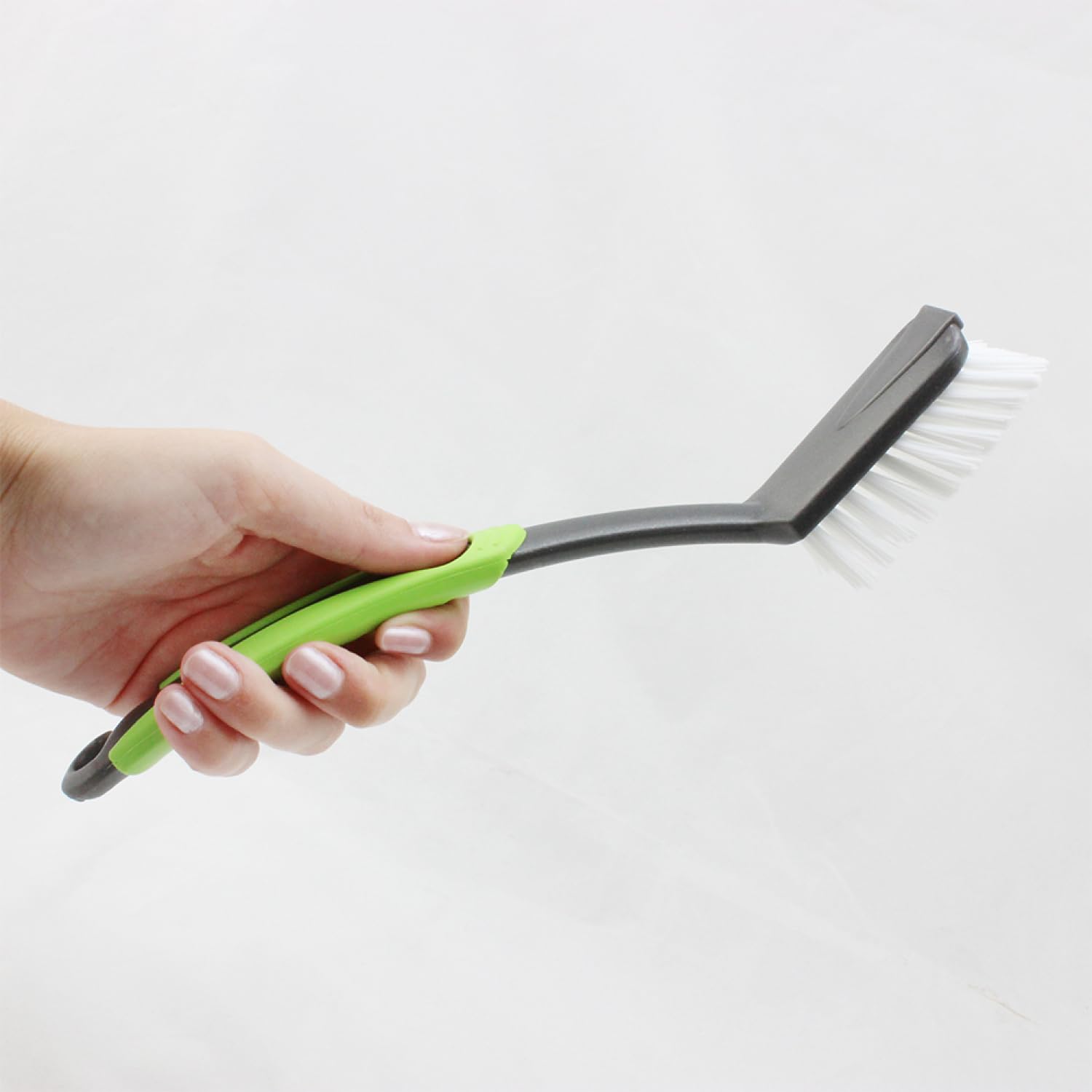 Cepillos de cocina resistentes nailon 29 cm 4 unidades verde/blanco