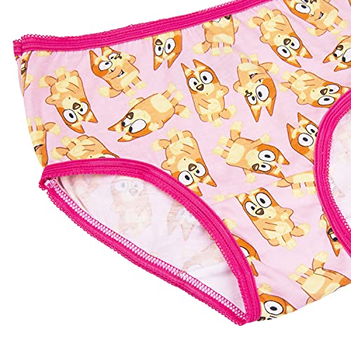 Bluey Girls' Amazon Exclusive Panties and Girlshort with Bingo, Bandit and More, Sizes 2/3t-84