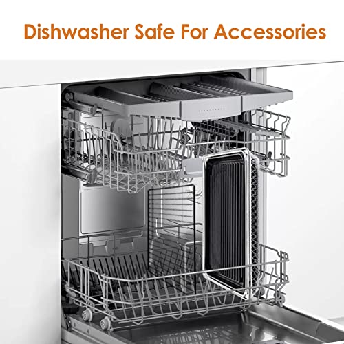 Nuwave Bravo Xl Air Fryer Toaster Smart Oven, 12-In-1 Countertop Grill/Griddle Combo, 30-Qt Xl Capacity, 50F-500F Adjustable In Precise 5F Increments. Integrated Smart Thermometer, Linear T Technology #TOP6