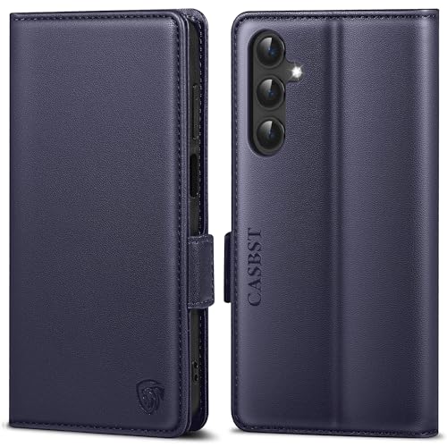 Étui en cuir Samsung S24 chic avec blocage RFID