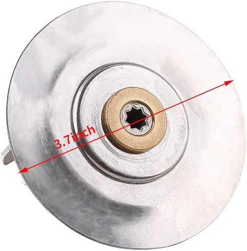 Miniatura 9 de Piezas de repuesto de 24 onzas con cuchilla y tapa de base inferior, junta, compatible con licuadoras Oster Pro 1200