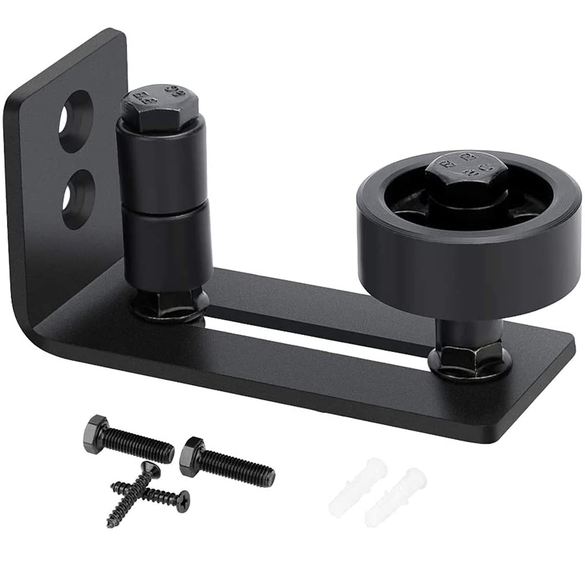 Buy Sliding Barn Door Floor Guide for Bottom Adjustable Roller, Smooth Wheels Fit Most Closet