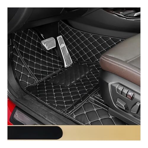 Tapis de sol voiture BMW F30 noir beige antidérapant de 2013 à 2019